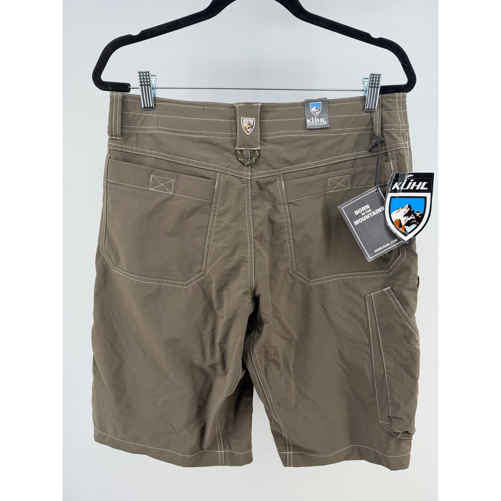 Kuhl Renegade Shorts Mens 34 Breen Brown Hiking Outdoor Cargo 5021-BRE-MN NWT - Picture 2 of 6